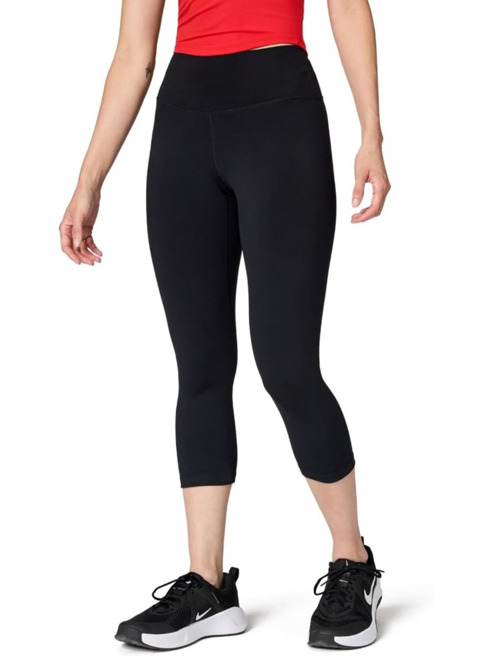 High-Waisted Women's Crop Leggings - Stylish, Comfortable, Perfect for Workouts